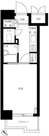 江戸川橋駅 徒歩3分 4階の物件間取画像